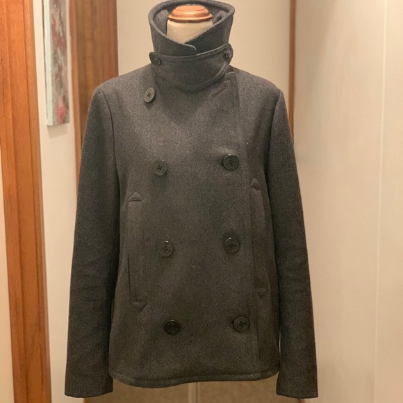 GAP Recycled Wool Grey Coat - Picture 6 of 11